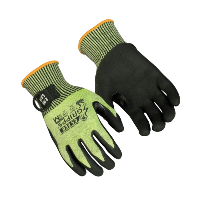GRIPPS C5 Eco Glove – snijvaste werkhandschoen met geïntegreerd tether-anker (2,3 kg)