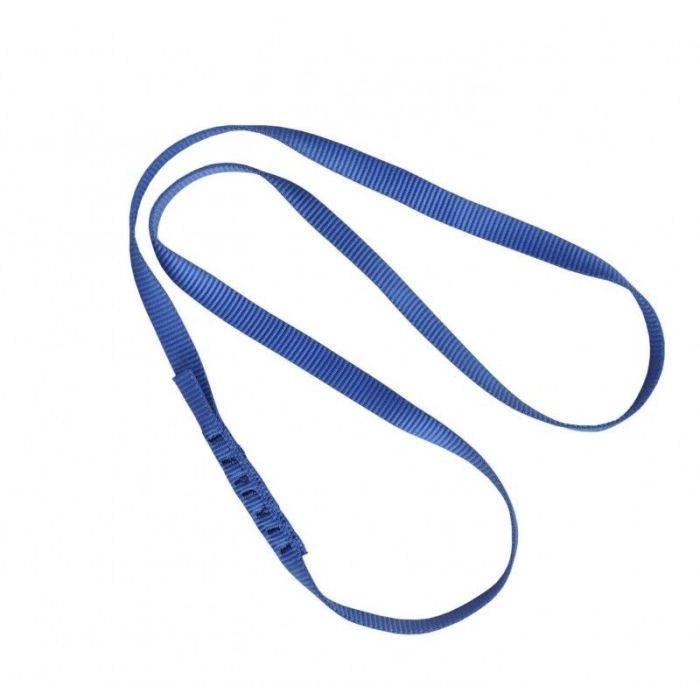 Eyecatcher Webbing Sling 1,2 m (EC‑WS‑120) – polyester verankeringslus 20 mm breed, 22 kN statische weerstand, voldoet aan EN‑795 B/EN‑354/EN‑566