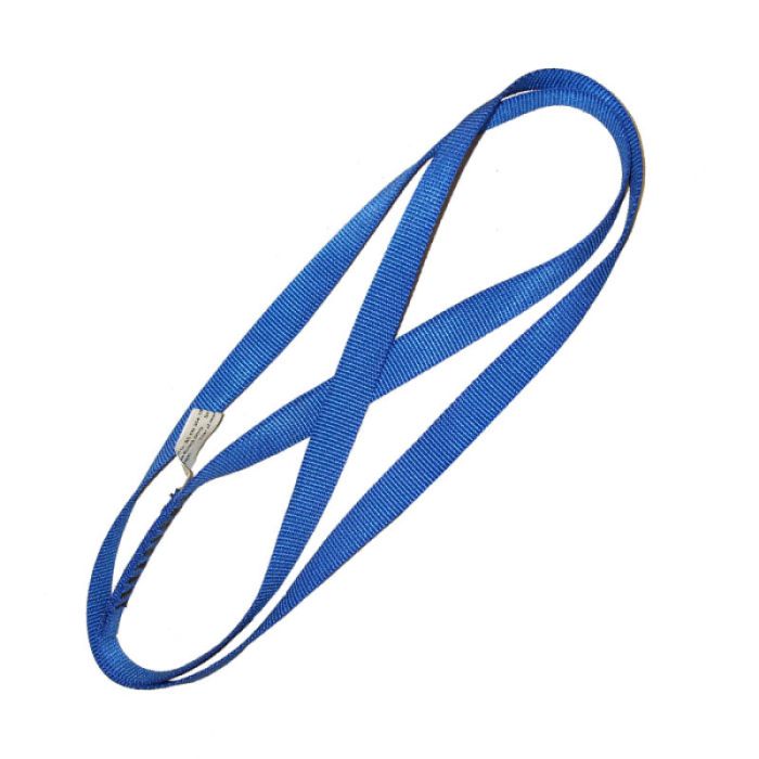 Eyecatcher Webbing Sling 2m polyester verankeringslus 20 mm breed, 22 kN sterkte, conform EN-795 B / EN-354 / EN-566