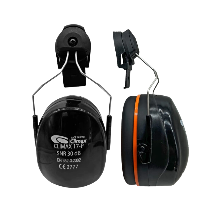 TXR Helmset – Veiligheidshelm met 17-P oorkappen voor hoofd- en gehoorbescherming, Eyecatcher Safety