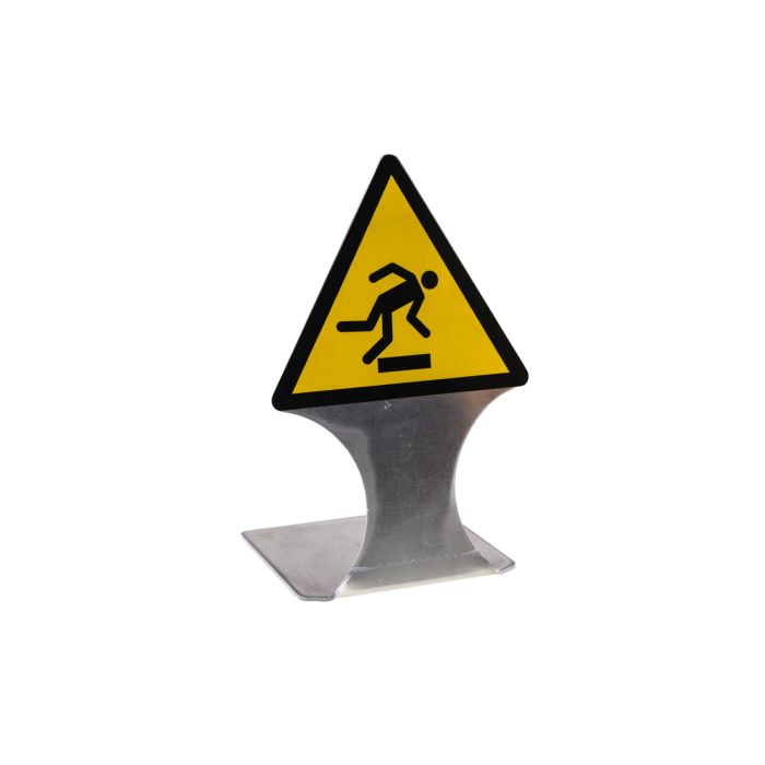 Signaalbord Stuikelgevaar – geel waarschuwingsbord volgens ISO 7010 W011