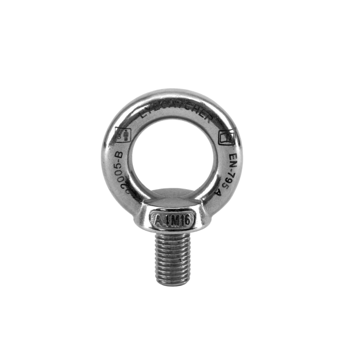 EyeFix M16 ankerpunt van RVS A4 voor valbeveiliging en rope access conform EN 795 Type A