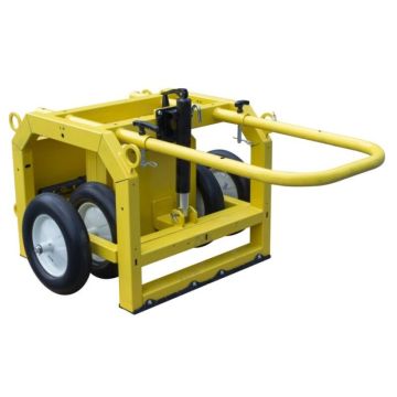 Big Foot doodgewicht anker (EC‑BF‑DWA) – verrijdbaar 340 kg stalen platform (1 × 1,2 m), geschikt voor 1‑persoons val‑ en positioneringsbeveiliging, EN‑795 type E