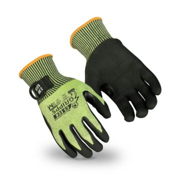 C5 Eco handschoen L met geïntegreerd ankerpunt, snijbestendigheidsniveau 5 en maximaal belastbaar tot 2,3 kg (CO₂‑neutraal)
