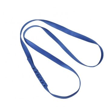Eyecatcher Webbing Sling 1,2 m (EC‑WS‑120) – polyester verankeringslus 20 mm breed, 22 kN statische weerstand, voldoet aan EN‑795 B/EN‑354/EN‑566