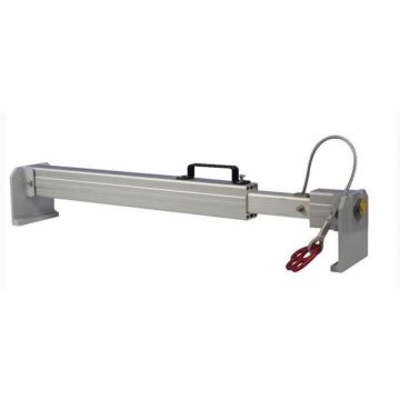 Kanaalplaatanker (EC‑HCC) – licht aluminium mobiel anker tot 120 cm, 8 kg, geschikt voor 3 personen, telescopisch voor veilig werken op kanaalplaatvloeren, conform EN‑795 type B