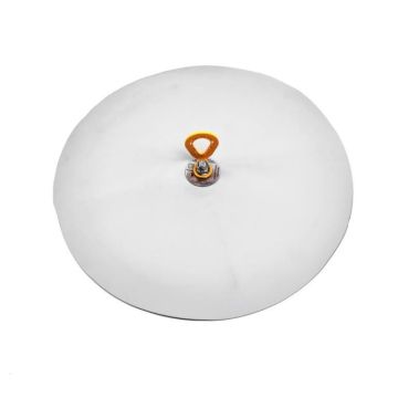 Restrictfix PVC (EC‑RTF‑PVC) – RVS/aluminium dakborgpunt voor bovenop dakbedekking, snelle verkleving, met roterend haakoog én valindicator, waterdicht, voor 1 persoon (2,7 kg), EN‑795 type A