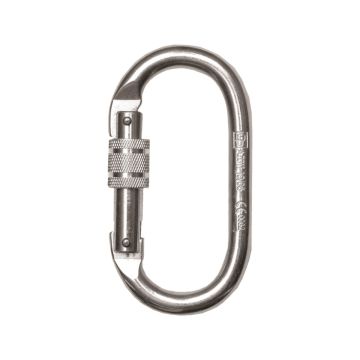 Karabiner Staal - Screw Lock