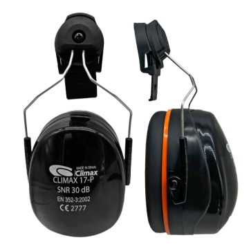 TXR Helmset – Veiligheidshelm met 17-P oorkappen voor hoofd- en gehoorbescherming, Eyecatcher Safety