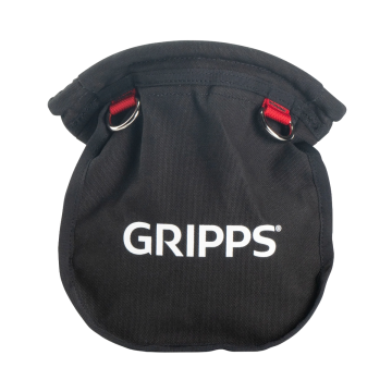 Bolt‑Safe Pouch 5 kg (EC‑BSP‑5) – robuuste canvas opbergtas met zelfsluitend systeem voor bouten, moeren en schroeven; eenvoudig te bevestigen aan riem of harnas